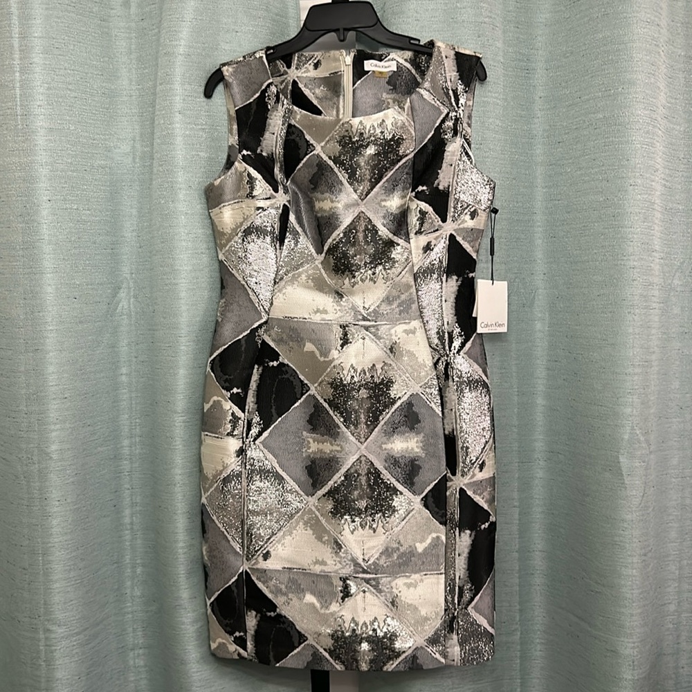 Calvin Klein Sleeveless Sheath Dress Size 6